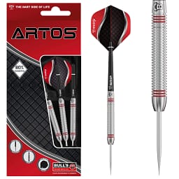 BULL'S Artos AR3 Steeldart, Red 80% Tungsten