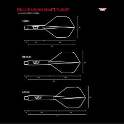 Shafts maten referentie tabel design_Union Shaft Flight