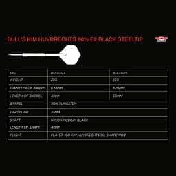 Bulls Kim Huybrechts 90 E2 Black Information Table