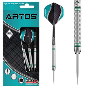 BULL'S Artos AR1 Steeldart, Mint 80% Tungsten