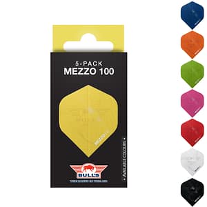 Bull's Mezzo 100 Micron No.2 Flights im 5er-Pack