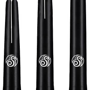 Shot Aluminium Black Shafts
