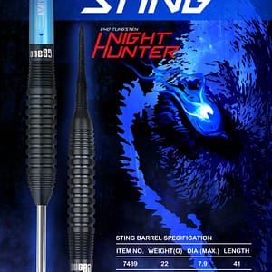 Nighthunter Velocity 80% Tungsten Softdart