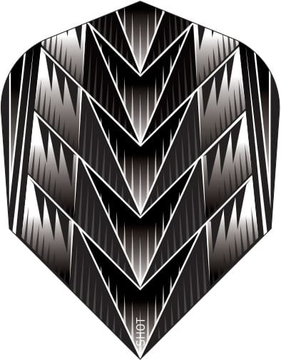 SF6541 Tribal Weapon 4 flight std6 Shot Branded No.6 Tribal Weapon Black