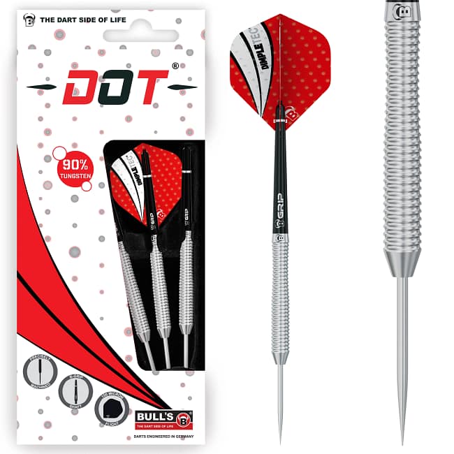 BULL'S Dot D2 90% Tungsten Steel Dart