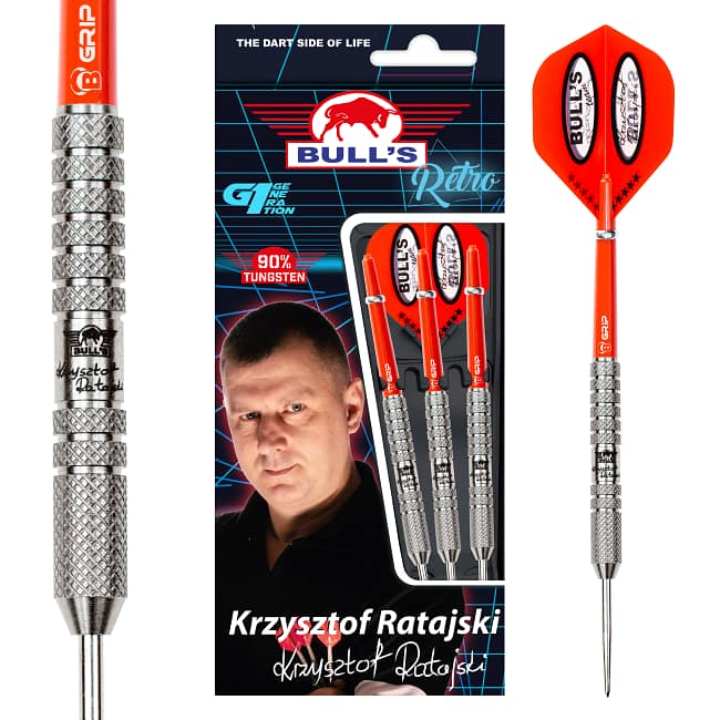14187_p1_ergebnis BULL'S Retro Krzysztof Ratajski Steel Dart 20 Gr.