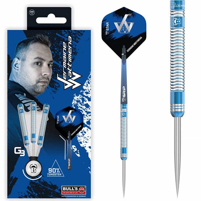 14662_p1_1600x1600_ergebnis BULL'S Jermaine Wattimena G3 Steel Dart, 90 % Tungsten