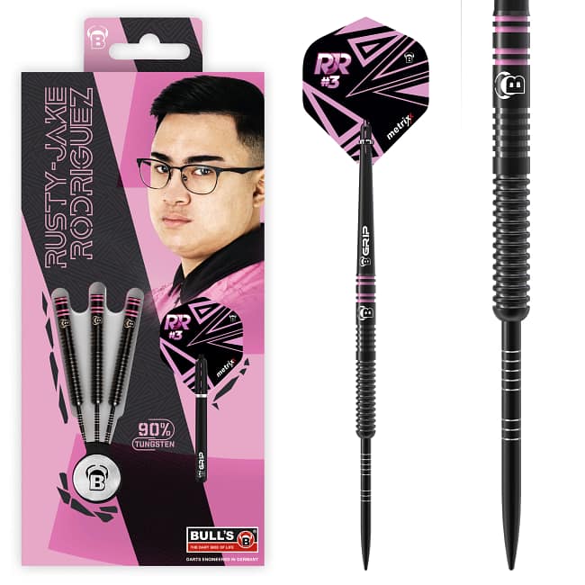 BULL'S Rusty-Jake Rodriguez Steel Dart | 21 Gr.