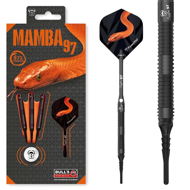 18468_p1_ergebnis BULL'S Mamba 97 M5 Soft Dart | 18 Gr.