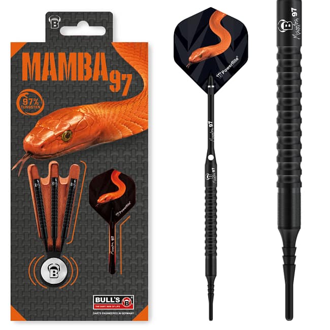 18478_p1_ergebnis BULL'S Mamba 97 M3 Soft Dart | 18 Gr.