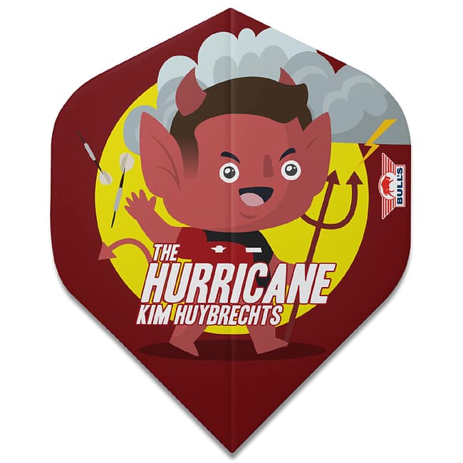 50884 Bulls Player 100 Kim Huybrechts Cartoon Brass Flight Bull's Player 100 Kim Huybrechts Cartoon No.2