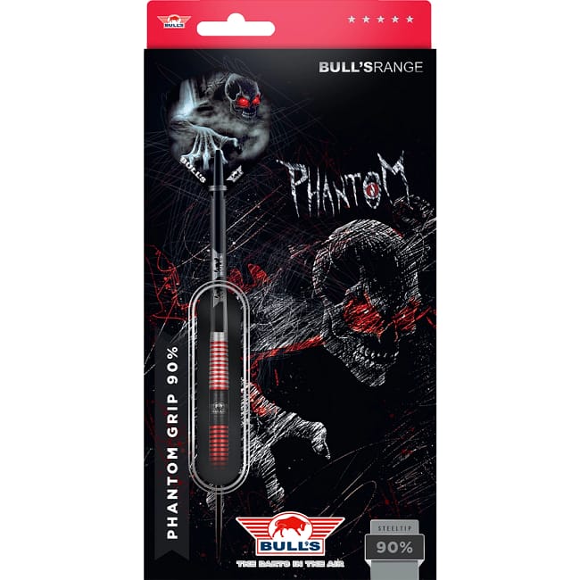 Bulls Phantom Grip 90 Red Steeltip Packagee_ergebnis