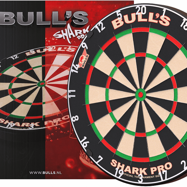 Shark Pro Dartboard - Package & Board_ergebnis Shark Pro Dartboard - Package & Board_ergebnis