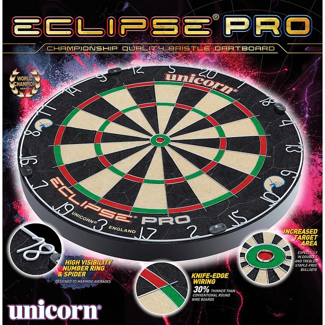 UN-79438 Unicorn Eclipse dartboard Package Front UN-79438 Unicorn Eclipse dartboard Package Front