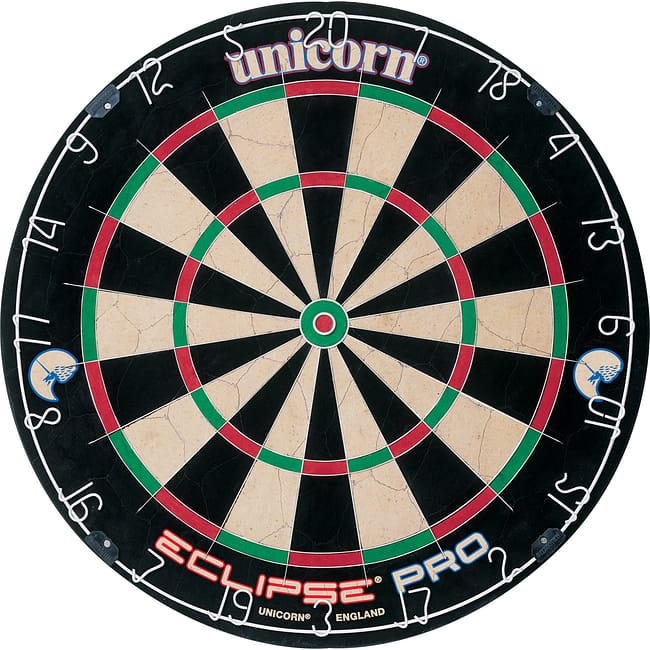 UN-79438 Unicorn Eclipse dartboard front Unicorn Eclipse Pro Dartboard