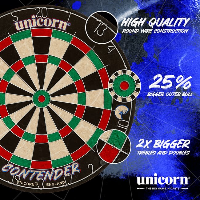 Unicorn Contender Dartboard poster 2