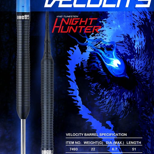 Velocity-Info-Soft Nighthunter Velocity 80% Tungsten Softdart