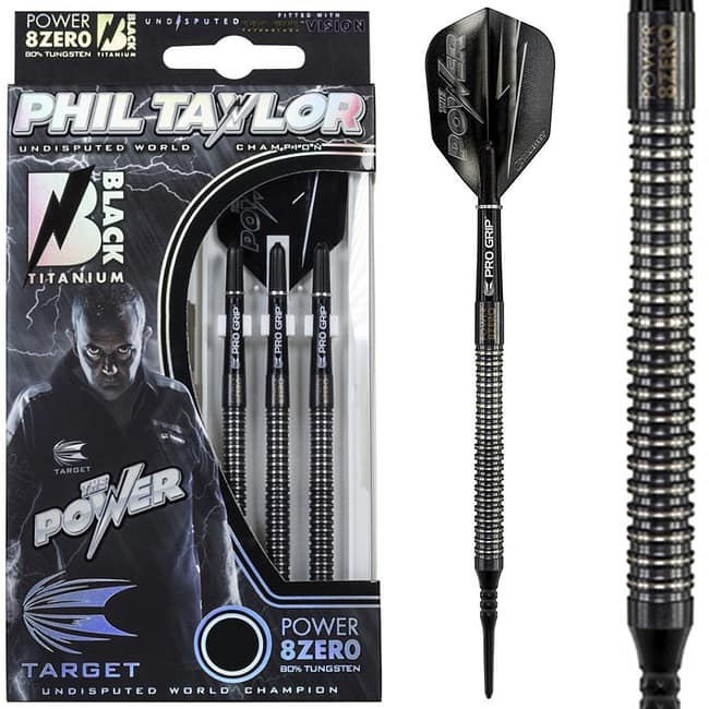 Phil Taylor Power 8Zero Black P8Z2 19G