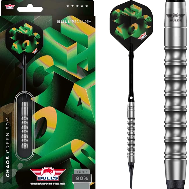 Bull's Softtip Chaos Green