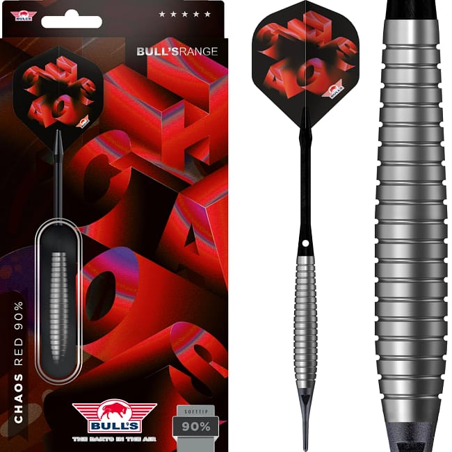 Bull's Softtip Chaos Red